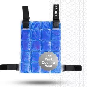 남성 및 여성용 콜드 팩터 스 팩 쿨링 조끼 더운 날씨 운동선수 야외 작업 산업용 통기성 기술 기능성
