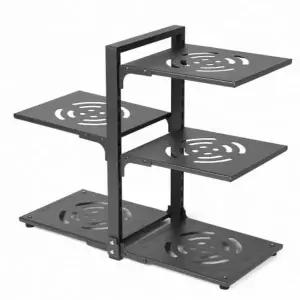 후라이팬정리 프라이팬정리대 냄비 선반 블랙