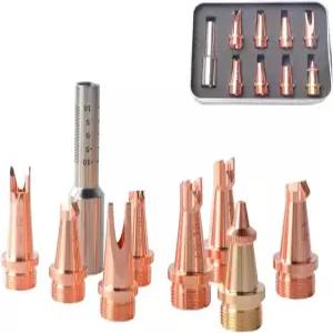 휴대용 용접 건 기계 와이어 공급을 위한 스케일 튜브 구리 노즐이 포함된 M16 노즐 팁 키트