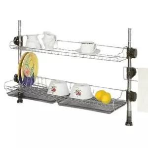 수납랙 씽크대선반 기둥 씽크 선반800 2단 정리랙