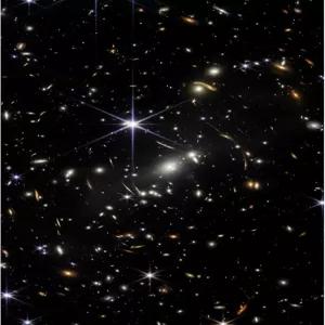 Artery8 NASA 제임스 웹 우주 망원경 딥 필드 이미지 별 수천 개의 은하 사진 액자 없는 벽 예술 인쇄