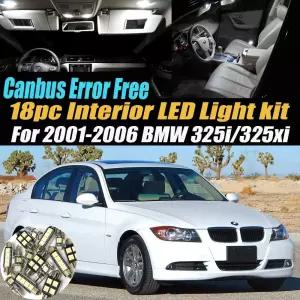 고급 컴퓨터 시스템이 장착된 20012006 BMW 325i/325xi에 호환되는 18Pc 캔버스 오류 없는 슈퍼 화이트