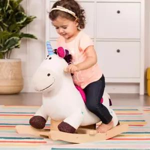 유치원 실내놀이 원목 패브릭 흔들말 고급 유아목마 선물