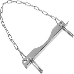 실린더용 체인 탱크 장착 랙이 있는 비문 산소 실린더 홀더 브래킷 실험실 사용 및 안전한 보관을 위한