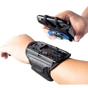 달리기용 HLOOM 손목밴드 휴대폰 홀더, 360 회전 및 분리형 스포츠 암밴드, iPhone 17 /16 /15 /14 /13 /12 /11 /Pro /XR /8 /7 /6 /Plus, 삼성 갤럭시용 키 4인치-6.5인치 휴대폰에 맞습니다