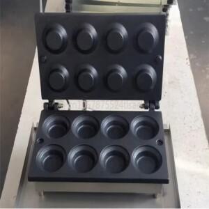 베이킹 에그 타르트 스킨 머신 디지털 디스플레이 정확한 온도 조절 상업용 8홀 전기 가열