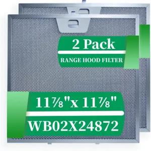 WZKO WB02X24872 Range Hood Grease Filter 117/8 39; 39;x117/8 2pack For GE JVW5301BJ1TS JVW5301SJ1SS