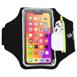 iPhone 16 15 14 13 Pro Max, 갤럭시 S25 S24 S23, 지퍼 키 / 카드 슬롯을 갖춘 휴대폰용 에어팟 포켓 u2013 방수 휴대폰 홀더, 최대 6.9인치까지 장착 가능