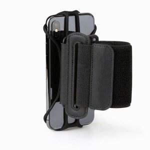 유니버설 휴대폰 손목 밴드 홀더 360 회전 팔뚝 운동 스포츠 암 밴드, 삼성 갤럭시 S25 S24 S23 S22 S20 울트라 플러스 Fe A25 A42 A05, 모토 G 파워 스타일러스 플레이 5G(블랙)