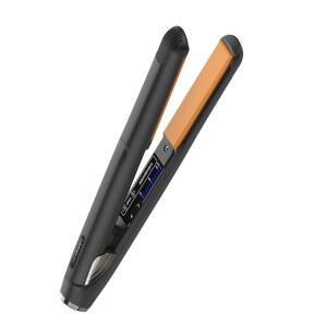 글램팜 클래식 진동 1인치 | 비타-C가 주입된 세라믹 플랫 아이언 1위 여성 헤어 스트레이트 듀얼 전압 저열 스타일링 GP225