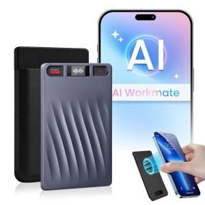 [미국배송] 회의 및 인터뷰 통화를 위한 RECPOINT AI 음성 녹음기 전사 요약 기능이 있는 전문 활성화 64GB 스토리지 30시간 배터리 노이즈 캔슬링 노트 테이커