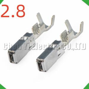 50피스 2.8 mm 남성  여성 와이어 압착 핀 60012431 10789197 외장 자동차 커넥터 하니스 플러그