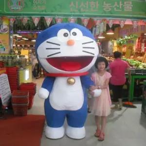 캐릭터 인형탈 진구 비실이 퉁퉁이 에어풍선옷 소품 옷 코스튬 에어슈트 탈