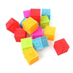 2세유아 소프트한 한글학습 큐브 블럭 육면체 창의블록 키즈