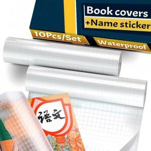 10 방수 자기 접착 슬리브 커버 스티커 투명 스킨 보호 이름