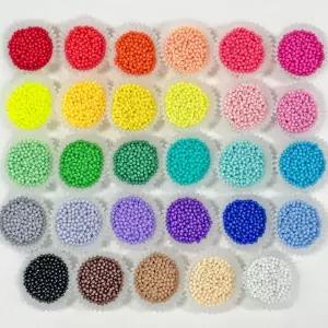 은센 아크릴 비즈 4mm 미니 비즈발 키링 만들기 재료 공예 팔찌 250개입