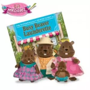 비버 패밀리 인형 역할놀이 영어스토리북 조카선물 귀여운