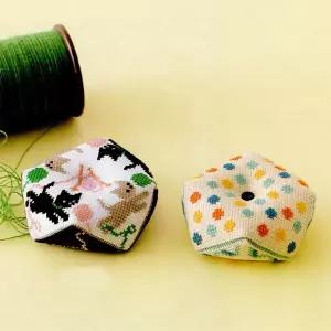 Biscornu 바느질 핀 쿠션 DIY 키트 자수 세트 크로스 스티치 핀쿠션 패키지 카운트 083 크로스 스티치 키트