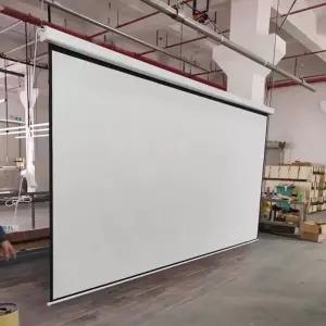전동 스크린 200인치 영화관 강의실 롤스크린 강연