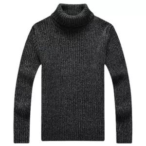 남자 목폴라 폴라 기모 목티 긴팔 반목 반집업 니트 스웨터