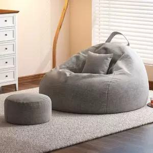 PSSTO 인용 빈백 편안한 휴식 쿠션 소파 디자인 스툴 세트