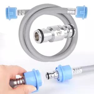 와이넷 삼성 엘지 대우 세탁기호스 길이 연장 원터치 연장용 1M