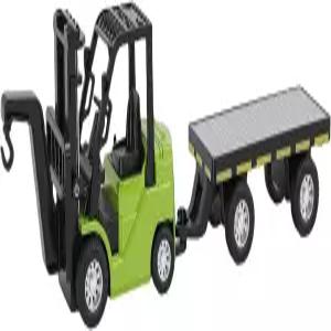 줄리하이 1 64 미니 RC 지게차 360도 회전이 가능한 블루투스 APP 리모컨 수집가 및 애호가용 그린