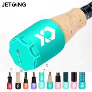 낚싯대 엔드 캡 핸들 보호 케이스 실리콘 루어 로드 하단 보호대 낚시 액세서리 커버 4 개