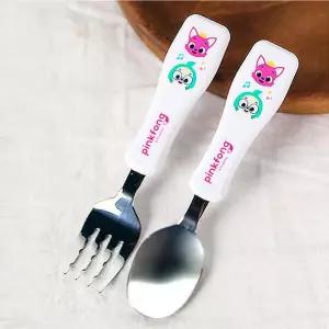 [아트박스]/키즈키즈 핑크퐁 꼬마 스푼포크 세트(H484121)
