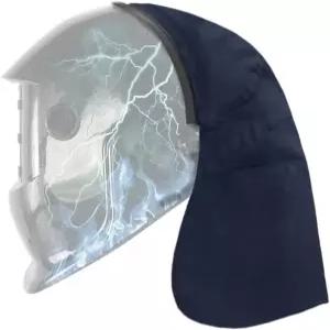 용접 헬멧 후면 연장 커버 FR 면 후드 목 선 캐노피 눈부심 방지 크림프 씰 포함 대부분의 헬멧에