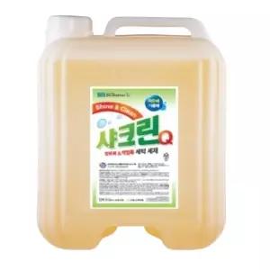 고농축 샤크린Q18L 알칼리 세탁 세제 얼룩 찌든때 기름때 제거제 작업복 정비복 세정제 클리너 냄새제거
