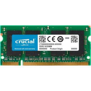 중요한 4GB 싱글 DDR2 800MHz (PC2-6400) CL6 SODIMM 200핀 노트북 메모리 모듈 CT51264AC800