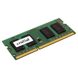 중요한 8GB 싱글 DDR3 1333 MT/s (PC3-10600) CL9 SODIMM 204 핀 1.35V / 1.5V 노트북 메모리 모듈 CT102464BF1339