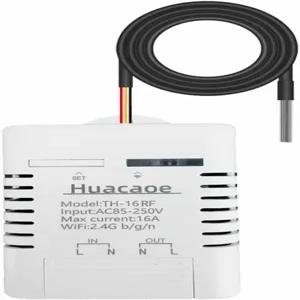 방수 프로브가 있는 고출력 eWeLink 16A 스마트 WiFi 온도 컨트롤러 온실 홈브루 써모스탯 아쿠아리움