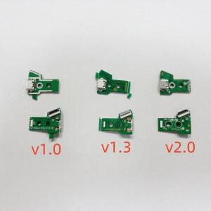 PS4 용 30 개/묶음  게임패드 컨트롤러 마이크로 Usb 충전 소켓 보드 V1.0 1.3 2.0