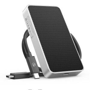 썬더볼트 5 / 4 3 USB4 인터페이스와 호환되는 ORICO 80Gbps M.2 NVMe SSD 인클로저, 팬리스 사일런트 쿨링, Mac /PC(SSD 없음)-X50 Pro에서 고속 데이터 전송을 위한 M-Key 2280 지원