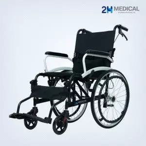 2H메디컬 라이트휠체어 일반형-11kg 초경량 접이식 여행용 휴대용 가정용 수동 휠체어