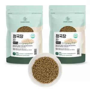 참굿즈 HACCP 국산 발효 청국장으로 만든 청국장환 1kg 효능 식약처