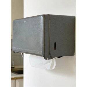 홀더 티슈 휴지 케이스 원형 브러쉬 DUENDE 리프팅 오브제 매립 블루 벽걸이형 다용도