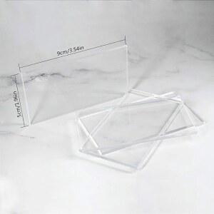 아크릴 투명 테이블 직사각형 파티 손님이름 50 20 생일 카드 좌석 장식 결혼식 10