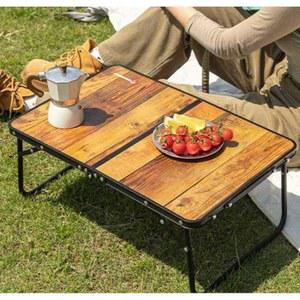 휴대용 간이 나무 90cm 책상 봉마켓 원목 휴대용접이식 1 접이식테이블 그래파이트