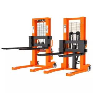 수동지게차 소형리프트 스태커 핸드 창고 화물 물류 팔레트 리프트 상하차 푸시 자키 포크