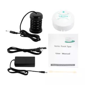 베프림 이온 발 목욕 디톡스 머신 발생기 및 숟가락이 포함된 25W 스파 클렌징 치 가정용 페디큐어