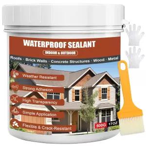 투명 방수 실란트 17온스 지붕 욕실 타일 및 벽 실내/외 솔루션을 위한 보이지 않는 보호 코팅