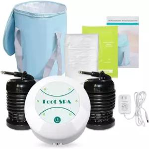 가정용 독소를 제거하는 힐시티 휴대용 이온 족욕 디톡스 머신 전문 마사지기 접이식 침지 욕조가 포함된