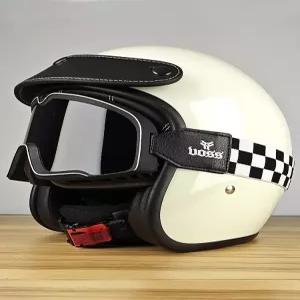 전동킥보드 소두핏 헬멧 사계절용 반모 고글 차 가벼운 레트로 전기 성인용 어반 라이딩