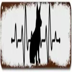 Weng Beauty Corgi 금속 주석 카페 간판 농가 장식 개 복고풍 차고 벽 예술 홈 데코 선물 주방 베이커리 4