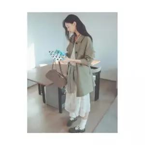 매장정품 8SECONDS 에잇세컨즈 쉬폰 패턴 레이어드 롱 원피스 아이보리 356371CC20 1301599