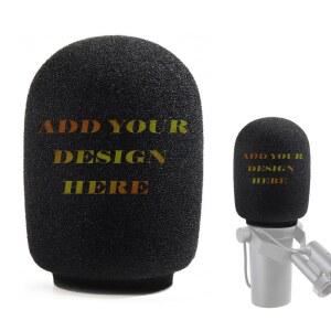 맞춤형 SM7B 폼 마이크 윈드스크린 보컬 팝 필터 커버 SM7dB 포함 없음