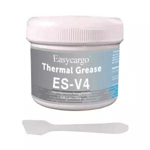 이지카고 실버 열 페이스트 키트 + 주걱 스프레더 고성능 전도성 그리스 히트싱크 인터페이스용 컴파운드